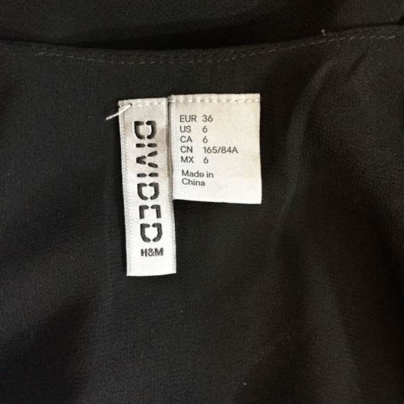 H&M Divided Grey Asymmetrical High Low Sheer Dress - Picture 7 of 8